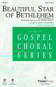 cover Beautiful Star of Bethlehem SATB choral sheet music cover